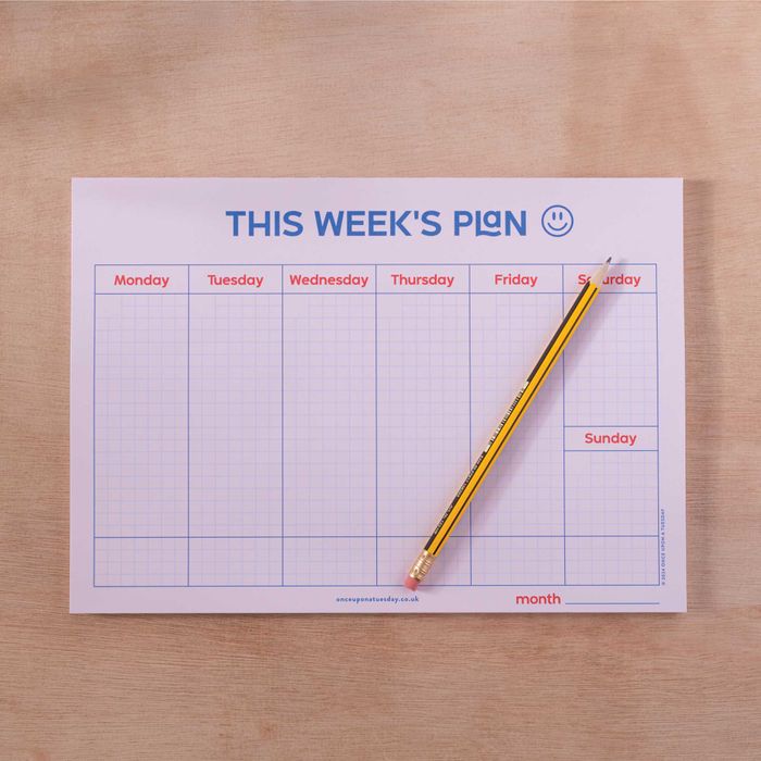 A4 Weekly Planner Pad | Everyday is a School Day