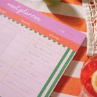 Weekly Meal Planner Pad | Cabana Stripe