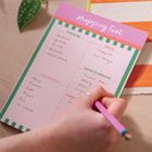 Weekly Shopping List Pad | Cabana Stripe