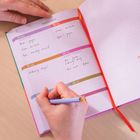 2025 Diary | A5 Hardcover Week to view | Cabana Stripe