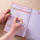 2025 Diary | A5 Hardcover Week to view | Cabana Stripe