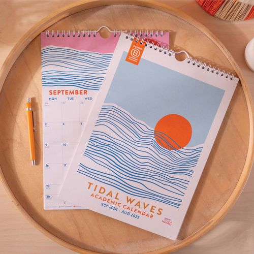 Academic Year Calendar 2024-2025 | Tidal Waves | A4