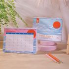 Academic Year Desk Calendar 2024-2025 | Tidal Waves