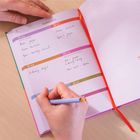 Academic Year Diary 2024-2025 | A5 Hardcover | Pink and Red Arches