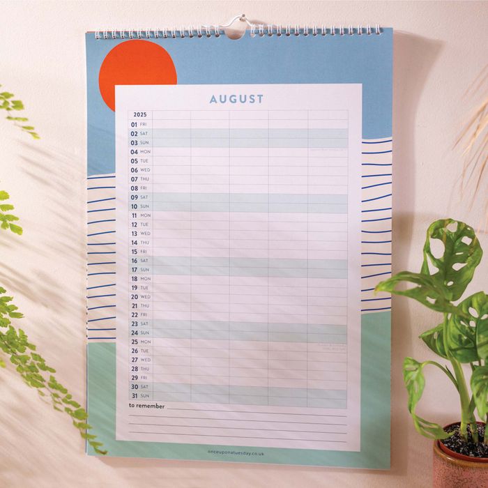 2025 Family Planner | Tidal Waves | A3