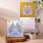 2025 Calendar | Artist Collab with Ashley Pervical | Folk Animals | Compact