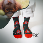 Orangutan Socks | Bamboo Socks | Green Socks | Borneo Socks