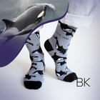 Orca Socks | Bamboo Socks | Grey Socks | Ocean Socks