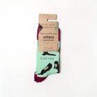 Otter Socks | Bamboo Socks | Pastel Green Socks