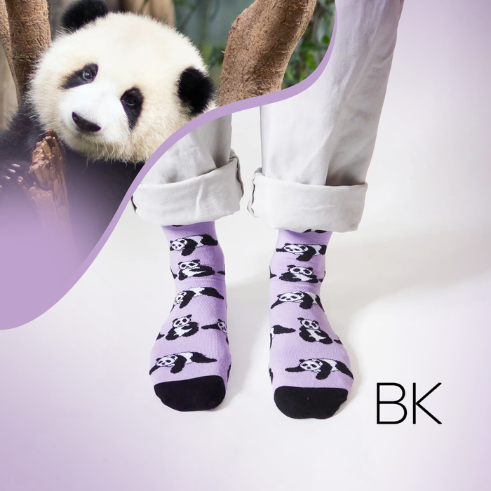 Panda Socks | Bamboo Socks | Lilac Socks | Asia Socks