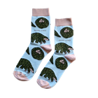 Pangolin Socks | Bamboo Socks | Pastel Blue Socks