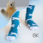 Polar Bear Socks | Bamboo Socks | Light Blue Socks