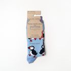 Puffin Socks | Bamboo Socks | Light Blue Socks