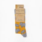 Rhinos Socks | Bamboo Socks | Mustard Yellow Socks