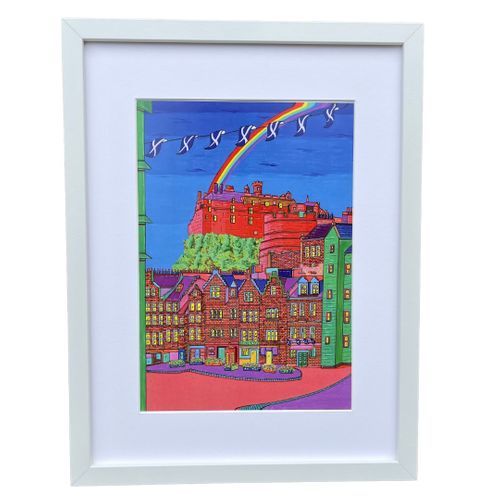 Edinburgh Castle framed print