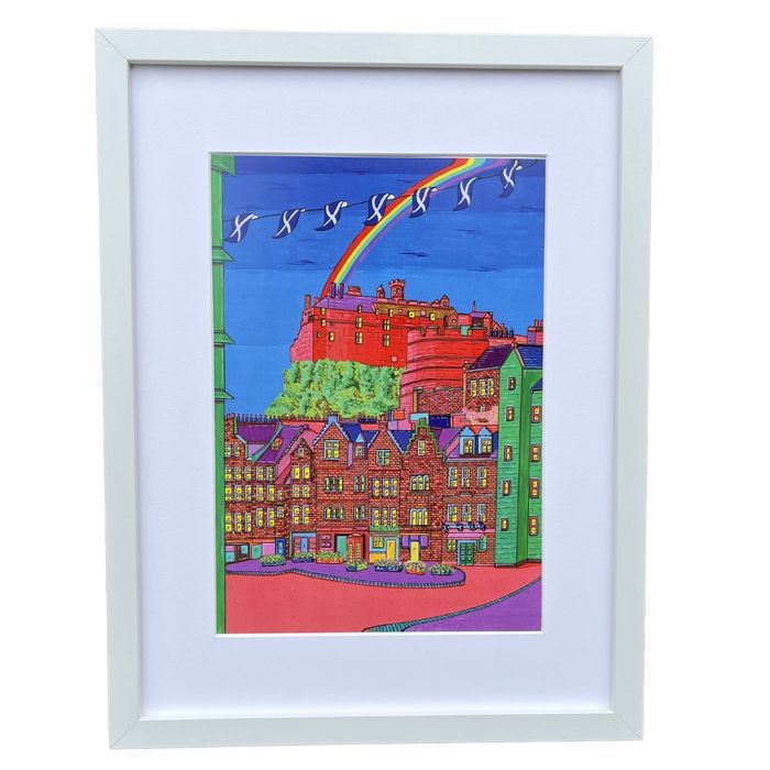 Edinburgh Castle framed print