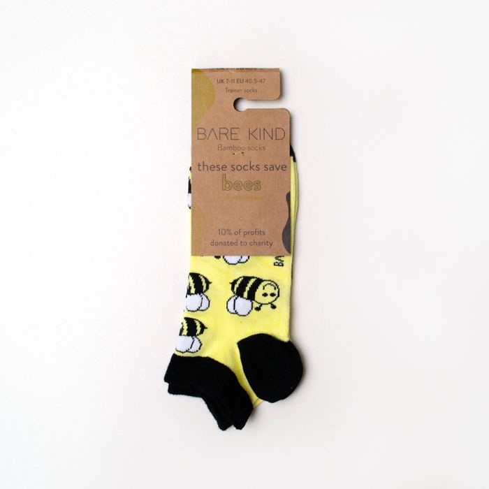 Bee Socks | Trainer Socks | Yellow Socks | Bright Socks