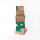 Hedgehog Socks | Trainer Socks | Green Socks | UK Socks