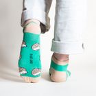 Hedgehog Socks | Trainer Socks | Green Socks | UK Socks