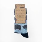 Hippo Socks | Bamboo Socks | Blue Socks | Safari Socks