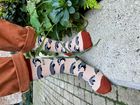Badger Socks | Bamboo Socks | Beige Socks | Woodland Socks