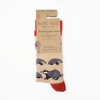 Badger Socks | Bamboo Socks | Beige Socks | Woodland Socks