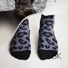 Black Panther Print Socks | Bamboo Socks | Black Socks