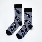 Orca Socks | Kids Bamboo Socks | Grey Socks | Ocean Socks