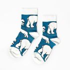 Polar Bear Socks | Kids Bamboo Socks | Blue Socks