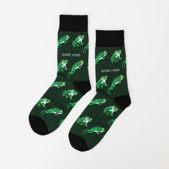 Tree Frog Socks | Bamboo Socks | Green Socks | Jungle Socks