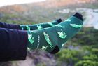 Tree Frog Socks | Bamboo Socks | Green Socks | Jungle Socks