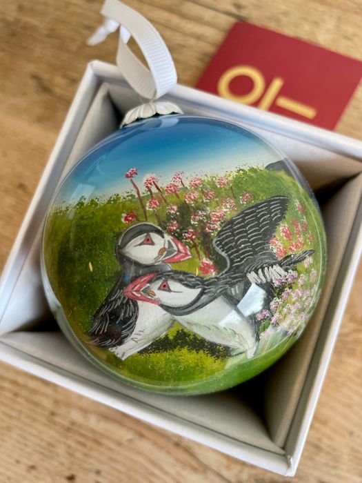 Puffin nature British Isles bauble gift