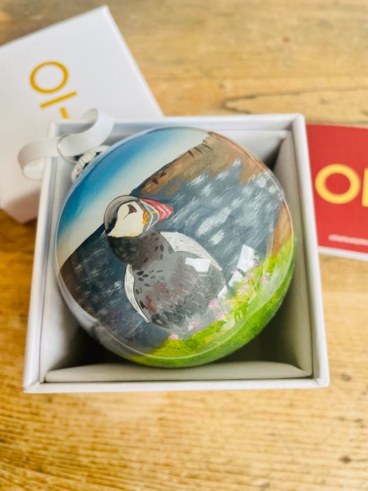 Puffin nature British Isles bauble gift