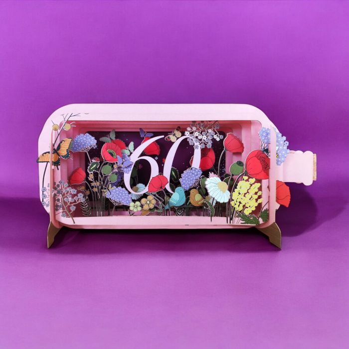 Message in a bottle pop up cards