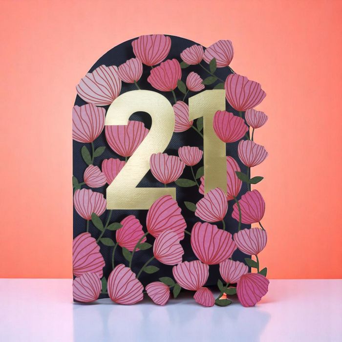 Original paper cut Blossom card
