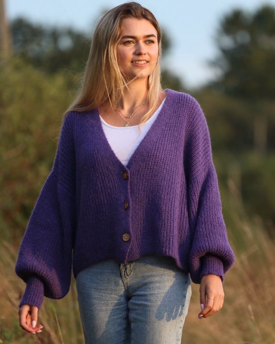 Mohair Blend Cardigan