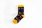 Leopard Socks | Child Bamboo Socks | Navy Socks