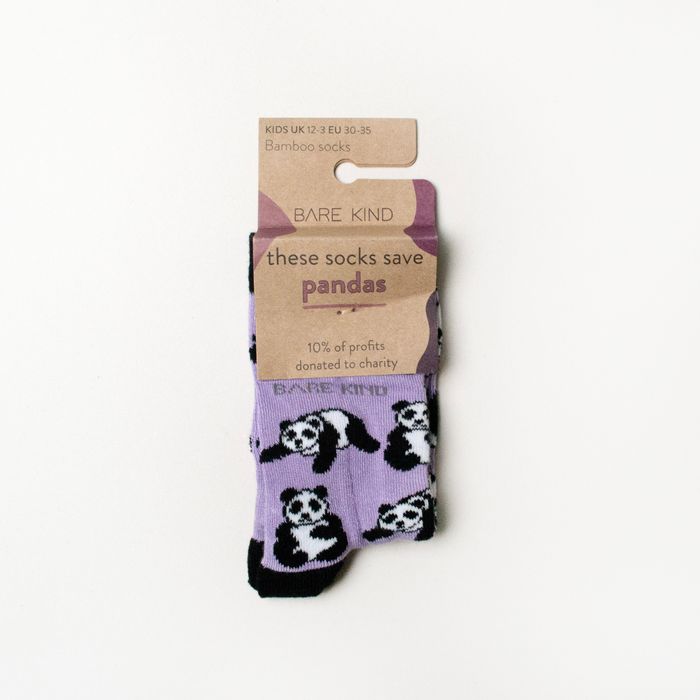 Panda Socks | Kids Bamboo Socks | Lilac Socks | Asia Socks