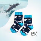 Whale Socks | Kids Bamboo Socks | Navy Socks | Oceans Socks