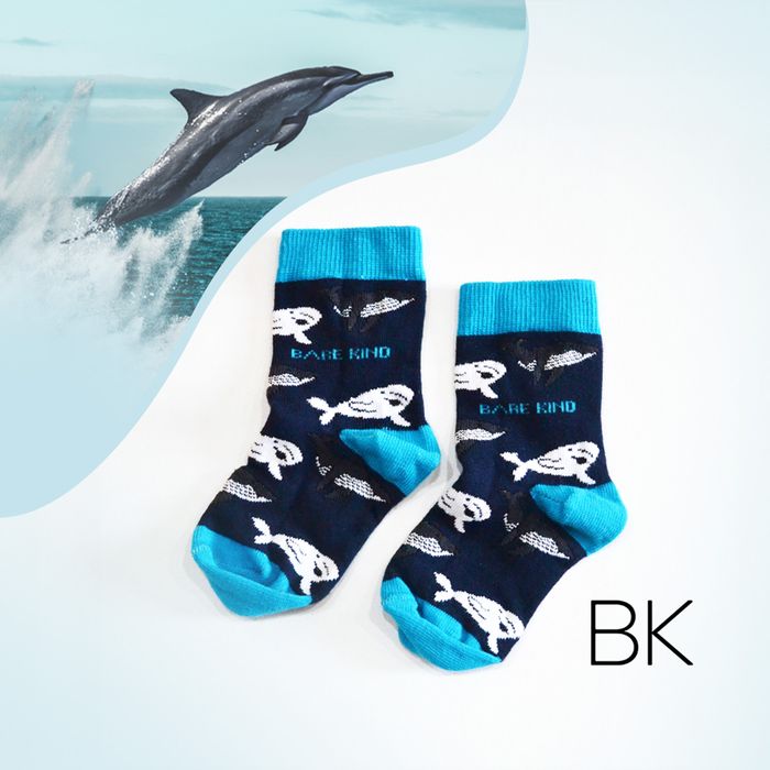 Whale Socks | Kids Bamboo Socks | Navy Socks | Oceans Socks