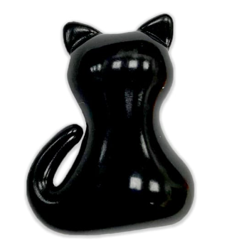 200 x Black Cat Shaped Bath Pearls.