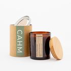 CAHM Luxury Candle - Peony, Rose & Oud - Amber Edition