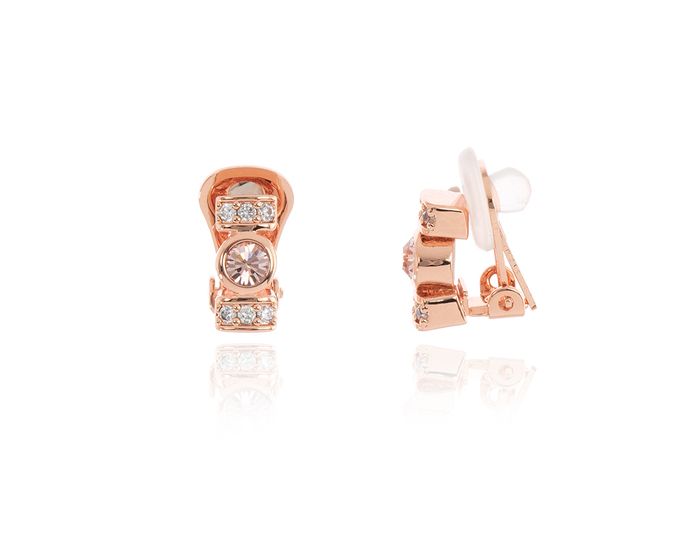 Cachet Terri Clip On Earrings 18ct Rose Gold Plated