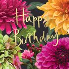 Botanical Golds - Dahlias - Gold Foiled
