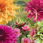 Botanical Golds - Dahlias - Gold Foiled