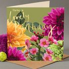 Botanical Golds - Dahlias - Gold Foiled