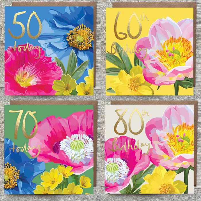 Summer Florals - Gold Foiled