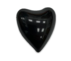 200 x Black Heart Shapes Bath Pearls