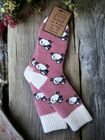 Pink Sheep Socks - Rib & Cuff