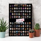 100 Dates Scratch Off Poster